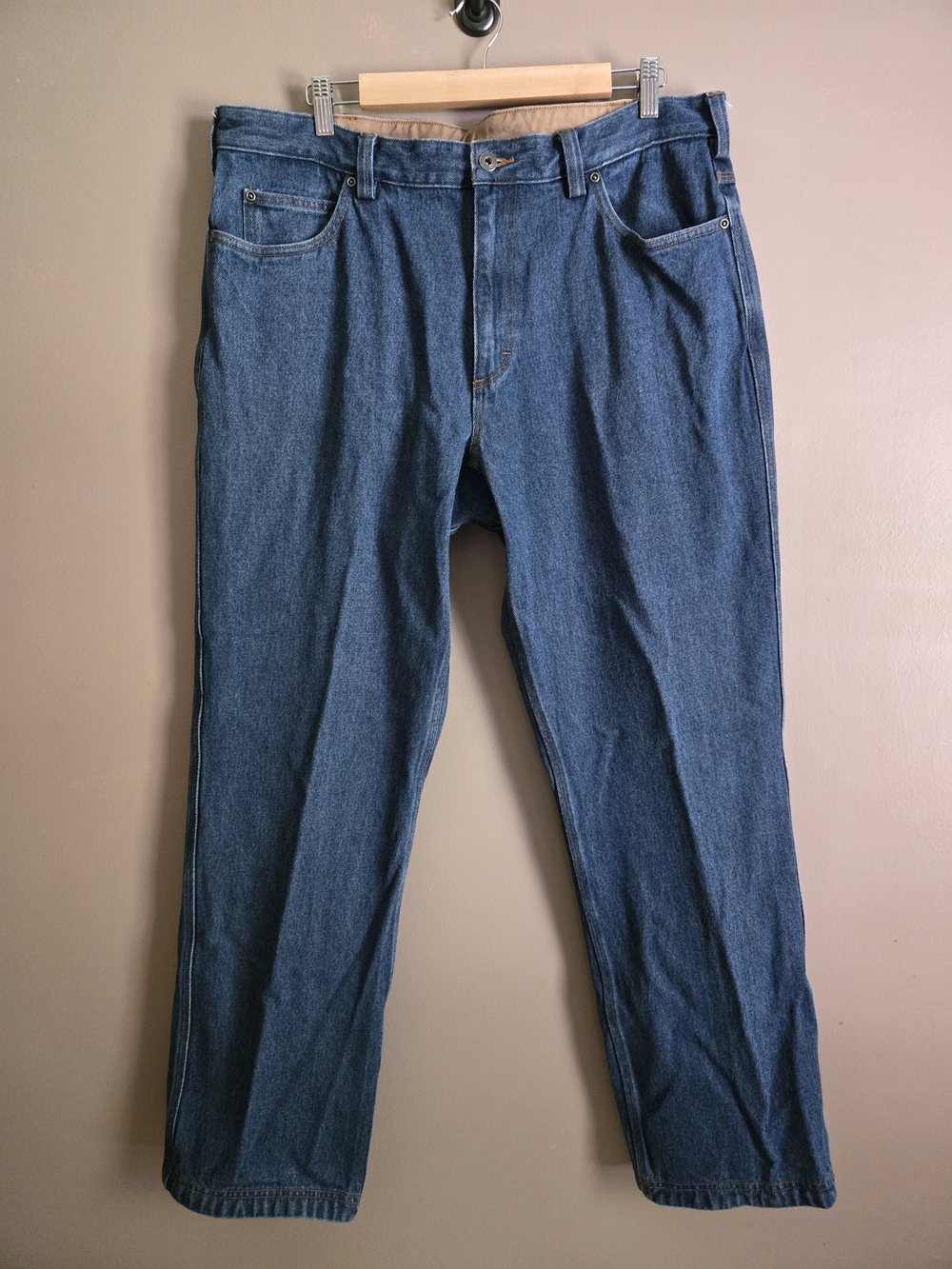 Duluth Trading Co Men's Relaxed Blue Denim Jeans 38x32